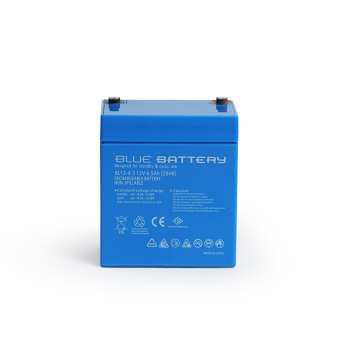 Blue Battery 12V 4.5 Amper Bakımsız Kuru Akü Ups Aküsü