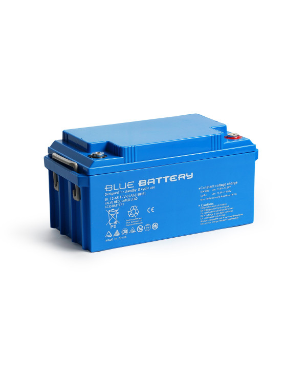 Blue Battery 12V 65 Amper Bakımsız Kuru Akü Ups Aküsü